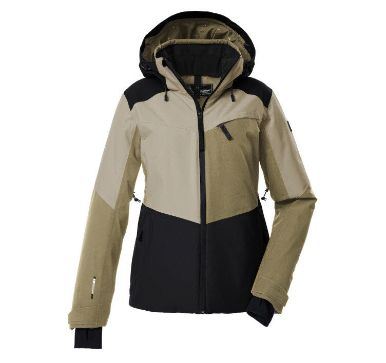 Ski-Jacken, Ski-Handschuhe, Pullies und Westen